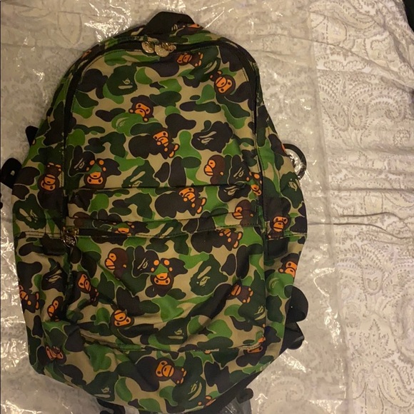 Bape Bags Baby Milo Bape Backpack 9 Condition Authentic Poshmark